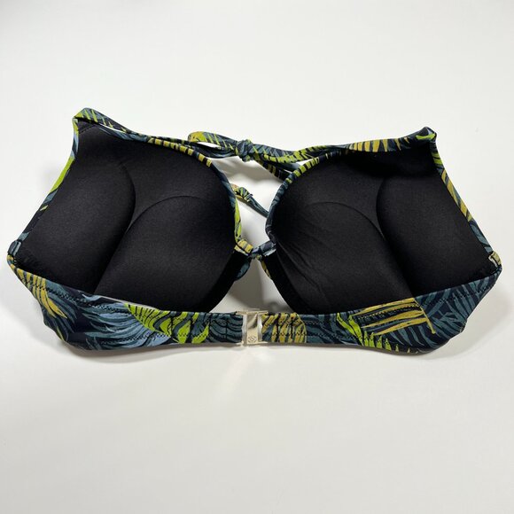 Victoria Secret 34C M Bombshell Push Up Bikini Top Cheeky Bottom Set Palm Royale - Picture 5 of 12